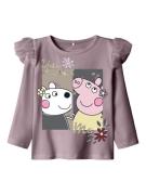 NAME IT Bluser & t-shirts 'NMFDAMINA PEPPA'  lysegul / oliven / lysvio...