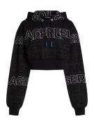 KARL LAGERFELD JEANS Sweatshirt  sort / hvid