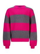 Retour Jeans Pullover  mørkegrå / fuchsia