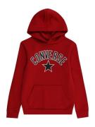 CONVERSE Sweatshirt  rubinrød / sort / hvid