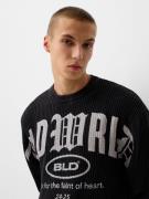 Bershka Pullover  antracit / hvid