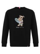 Williot Sweatshirt 'HECTOR'  blandingsfarvet / sort