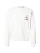 Abercrombie & Fitch Sweatshirt 'IMAGERY'  brun / gul / sort / hvid