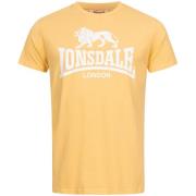 LONSDALE Bluser & t-shirts ' ST. ERNEY '  pastelgul / hvid