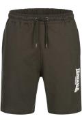 LONSDALE Sportsbukser 'FRINGFORD'  khaki / hvid