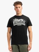 LONSDALE Bluser & t-shirts ' LOSCOE '  grå / sort