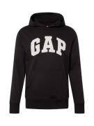 GAP Sweatshirt  sort / offwhite