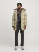 JACK & JONES Vinterjakke 'JCOAlpha'  lysebeige / sort