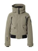 Superdry Overgangsjakke  khaki / sort / hvid