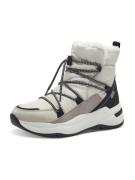 MARCO TOZZI Snowboots  creme / mørkebeige / sort / hvid