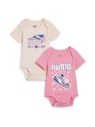 PUMA Sparkedragt/Body 'Minicats'  lysebeige / navy / lys pink / hvid