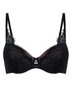 Hunkemöller BH 'Mirabella'  brun / sort