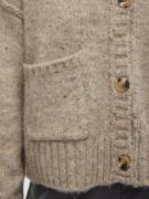 VERO MODA Cardigan 'INGRID'  lysebeige / brun