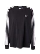 ADIDAS ORIGINALS Oversized bluse  sort / hvid