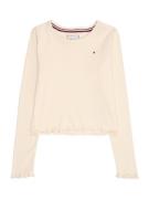 TOMMY HILFIGER Bluser & t-shirts 'SLUB KNIT TOP LS'  beige