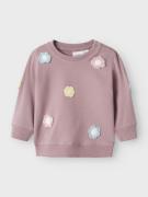 NAME IT Sweatshirt 'NBFTELLA'  lyseblå / gul / lysviolet / hvid