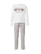 Trendyol Pyjamas  brun / pastelgul / sort / hvid