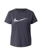 NIKE Funktionsbluse 'One Swoosh'  sort / hvid