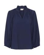 Kaffe Bluse 'Lena'  navy