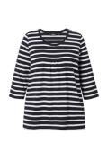 Ulla Popken Shirts  sort / hvid