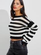 Cool & Sexy Pullover  ecru / sort