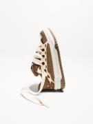 Bershka Sneaker low  brun / hvid