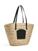 PIECES Shopper 'PCSIANA'  beige / sort