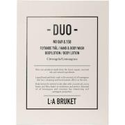 L:A Bruket Duo-kit Flydende sæbe/Bodylotion Citrongræs 190 ml