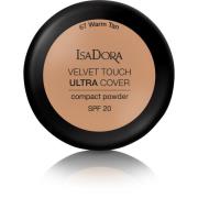IsaDora Velvet Touch Ultra Cover Compact Powder SPF20 67 Warm Tan