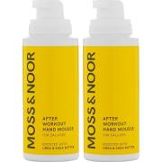 Moss & Noor After Workout Hand Mousse Urea & Shea Butter 2 Pack