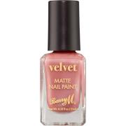 Barry M Velvet Nail Paint  Oyster pink