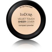 IsaDora Velvet Touch Sheer Cover Compact Powder  40 Fair Porcelai