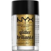 NYX PROFESSIONAL MAKEUP Face & Body Glitter Gold