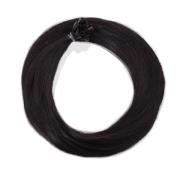 Rapunzel Nail Hair Premium Straight 50 cm 1.2 Black Brown