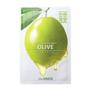 The Saem Natural Olive Mask Sheet Mascarilla Oliva 21 ml