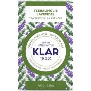 Klar Seifen Tea Tree Oil & Lavender Shampoo Bar 100 g