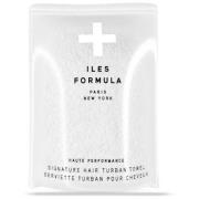 Iles Formula Haute Performance Signature Hair Turban Towel White