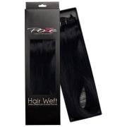 Poze Hairextensions Poze Hårträns Äkta 1N Midnight Black 50cm