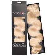 Poze Hairextensions Poze Clip & Go Standard Wavy 55cm 12NA Platin