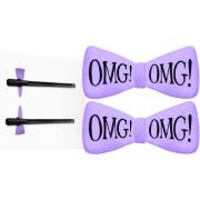 OMG! Double Dare Hair Up Bow Pin Purple