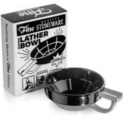 Fine Accoutrements Porcelain Shaving Bowl  Black/Grey