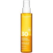 Clarins Glowing Sun Oil High Protection SPF30 Body & Hair 150 ml