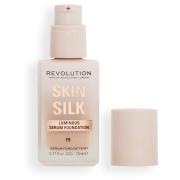 Makeup Revolution Skin Silk Serum Foundation F9