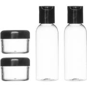 Mineas Travel Bottle Set 4 Pcs Transparent