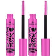 essence I Love Extreme Crazy Volume Mascara 12 ml x 2