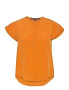 Ery Crepe Sslv Shirt French Connection Orange