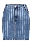 Plus - High Rise Mini Skirt Calvin Klein Jeans Blue