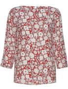 Blouse 3/4 Sleeve Park Lane Red