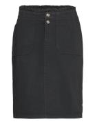 Utility Skirt With A Paperbag Waistband Esprit Casual Black