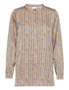 Shirt Blouse In Sprout Print Coster Copenhagen Brown